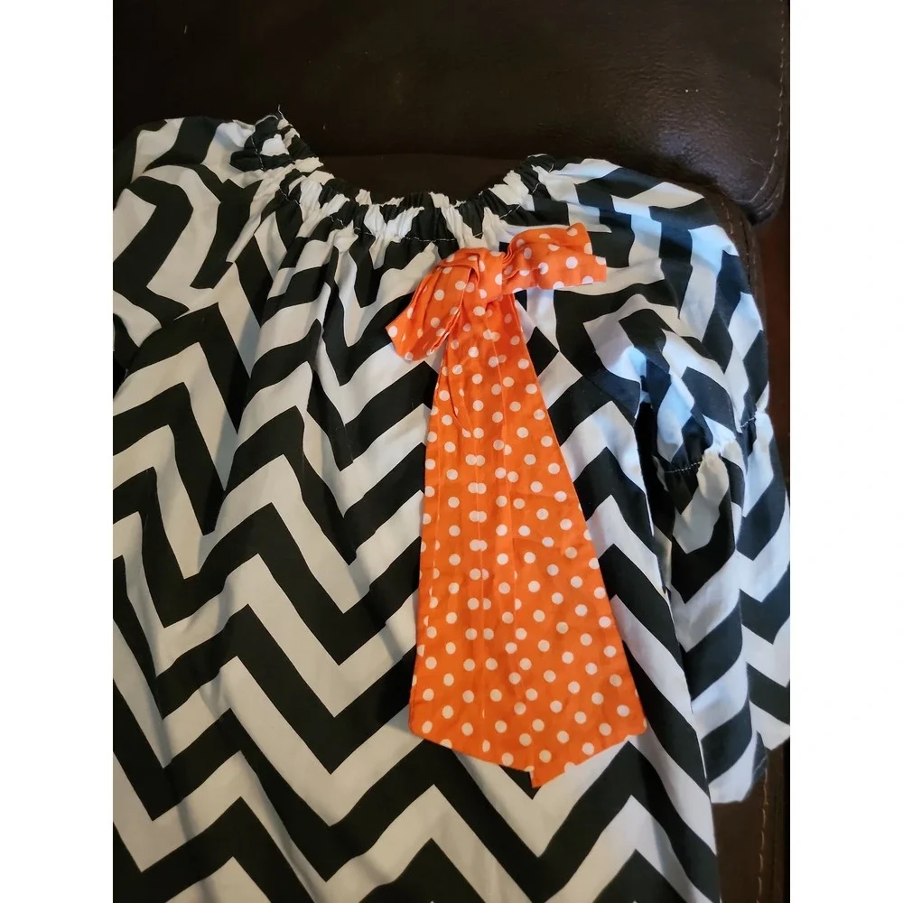 Boutique Halloween pumpkin dress size 3XL fits like 6 7